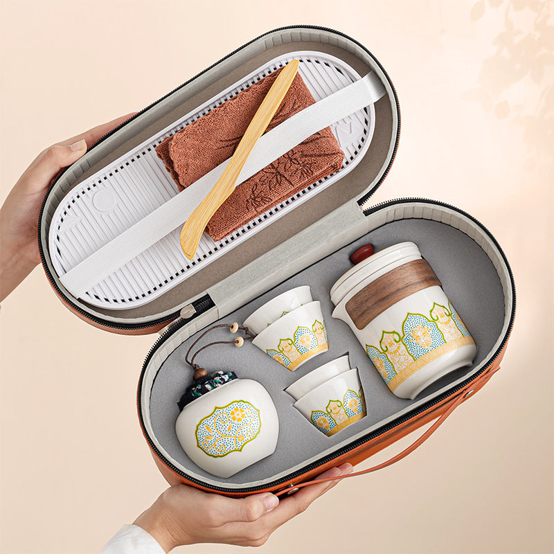Oriental Artisan Premium Porcelain Travel Set