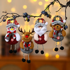 Christmas Fabric Ornaments Set