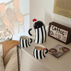 Ceramic Water Set with "Hands-on-Hips" Design