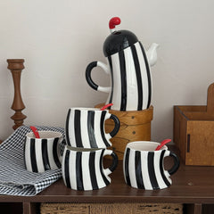 Ceramic Water Set with "Hands-on-Hips" Design