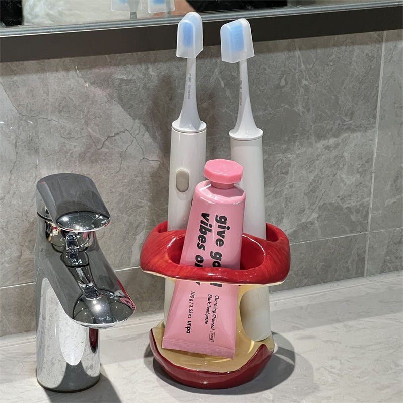 Apple Ceramic Toothbrush Holder - Dear Eastern Lynn