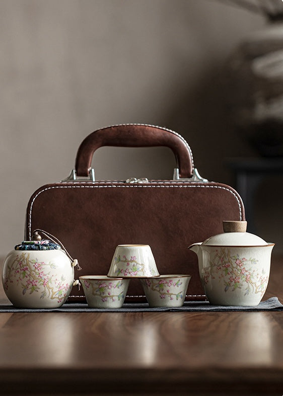 TangFusion Artisan Ru Kiln Travel Set