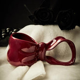 Bow - Long Handle Ceramic Mug - Dear Eastern Lynn