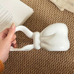 Bow - Long Handle Ceramic Mug - Dear Eastern Lynn