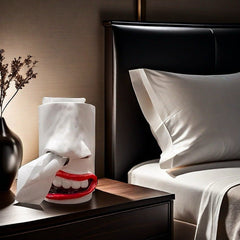 "Nostril Notice" Funny Tissue Holder - Dear Eastern Lynn