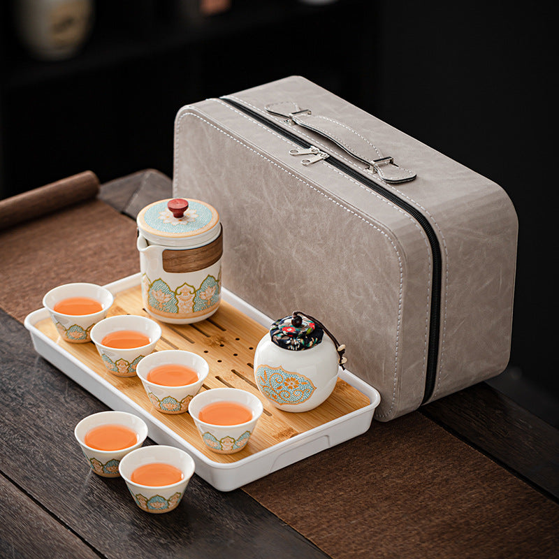Oriental Artisan Premium Porcelain Travel Set
