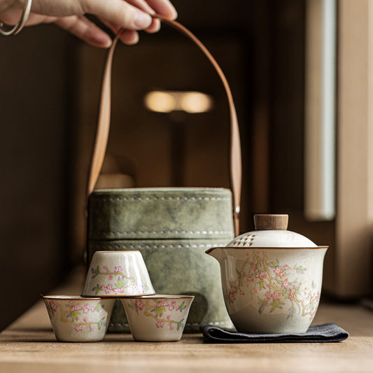 TangFusion Artisan Ru Kiln Travel Set