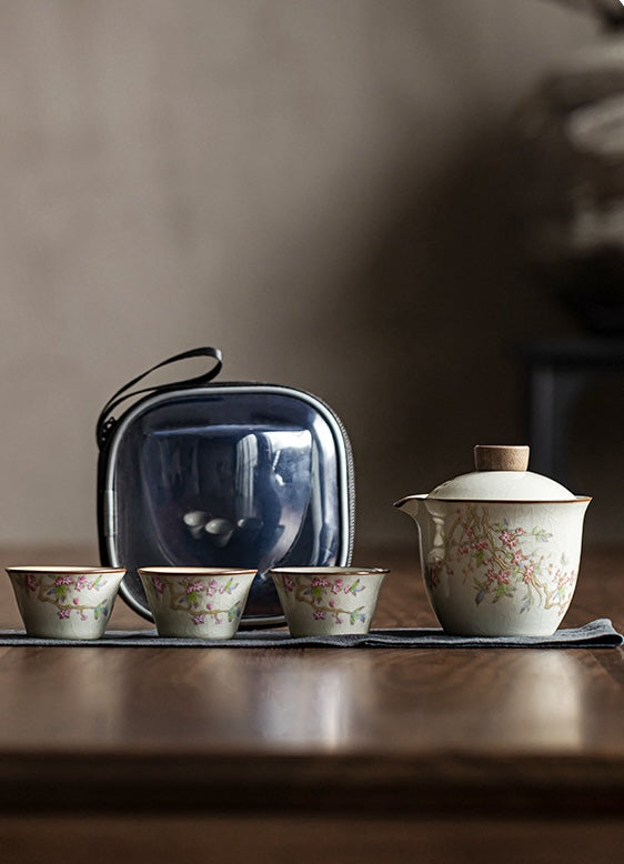 TangFusion Artisan Ru Kiln Travel Set