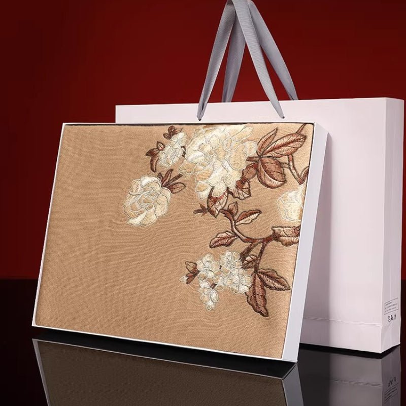 200 cm 50% Wool Blend Wrap Chinese Ethnic Wool Shawl - Dear Eastern Lynn