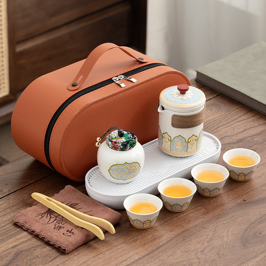 Oriental Artisan Premium Porcelain Travel Set