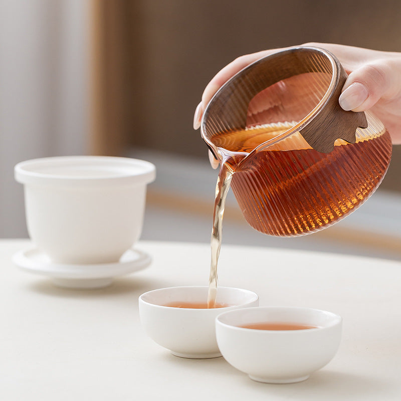 Tea Voyager Artisan Ceramic-Glass Travel Set
