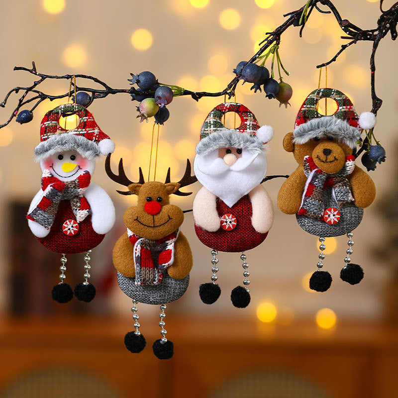 Christmas Fabric Ornaments Set