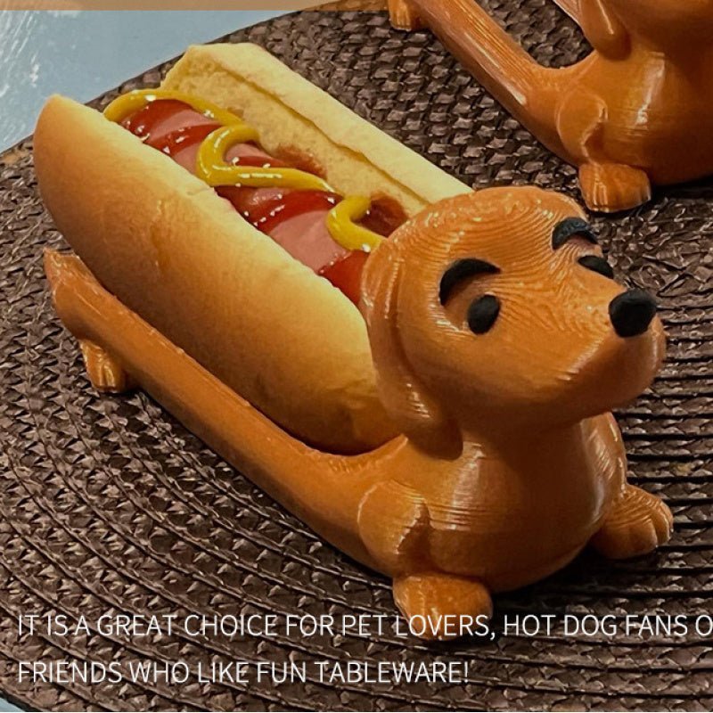 Adorable Dog - Shaped Hotdog Serving Plate - Dear Eastern Lynn