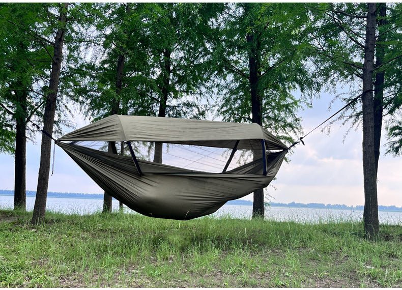 Auto - Open Mosquito Net Hammock with Sunshade - Dear Eastern Lynn