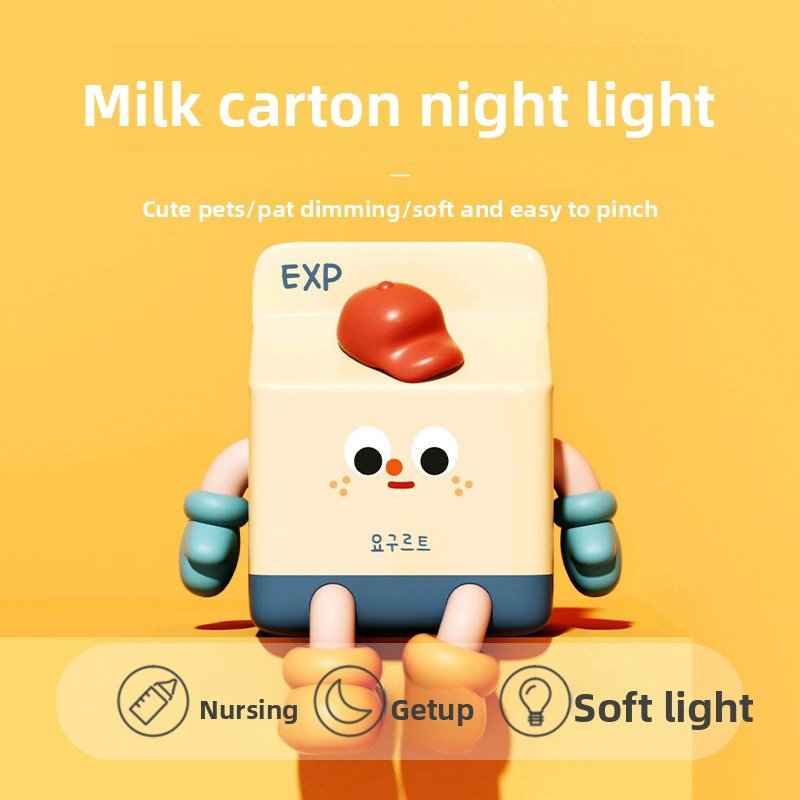 Cartoon Milk Carton Night Light - Dear Eastern Lynn