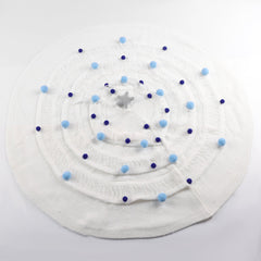 Cross - border ins Christmas tree blanket finished product to send girlfriends gifts Christmas tree blanket handwoven flower blanket nap - Dear Eastern Lynn