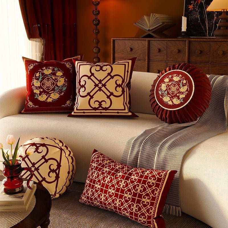 "Entwined Roots" – Sculptural Velvet Pillow - Dear Eastern Lynn