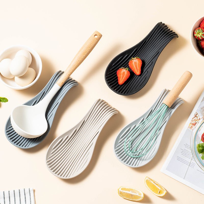 Silicone Spoon Rest with Non - Slip Base - Dear Eastern Lynn