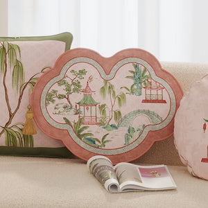 "Spring Current" – Sculptural Velvet Pillow Collection - Dear Eastern Lynn