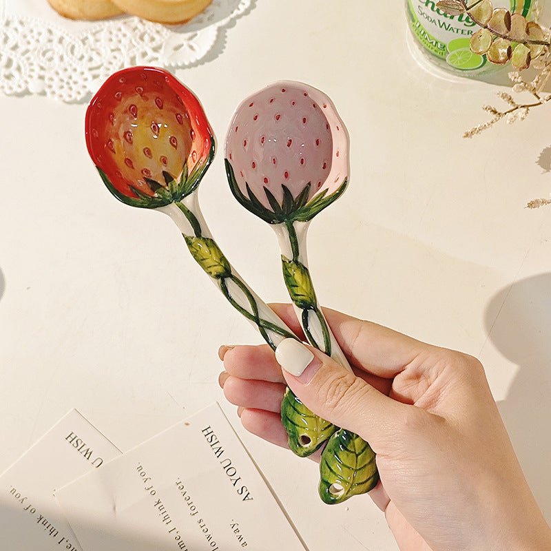 Strawberry Ceramic Spoon - Dear Eastern Lynn